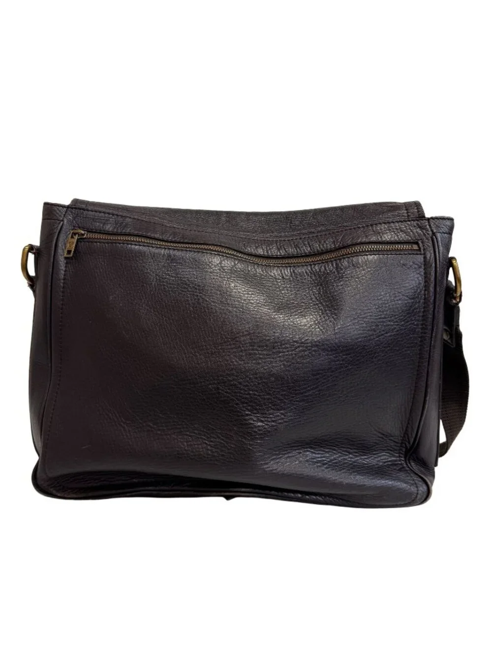 Louis Vuitton Omaha Utah Leather Shoulder Bag Brown